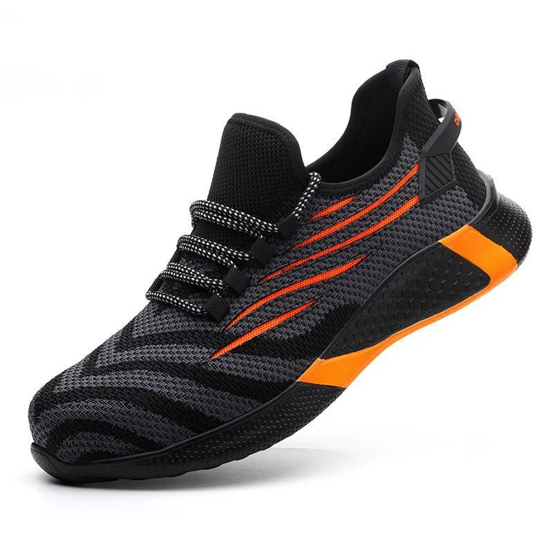 Men Work Safety Shoes Anti-Puncture Working Sneakers - Image 10