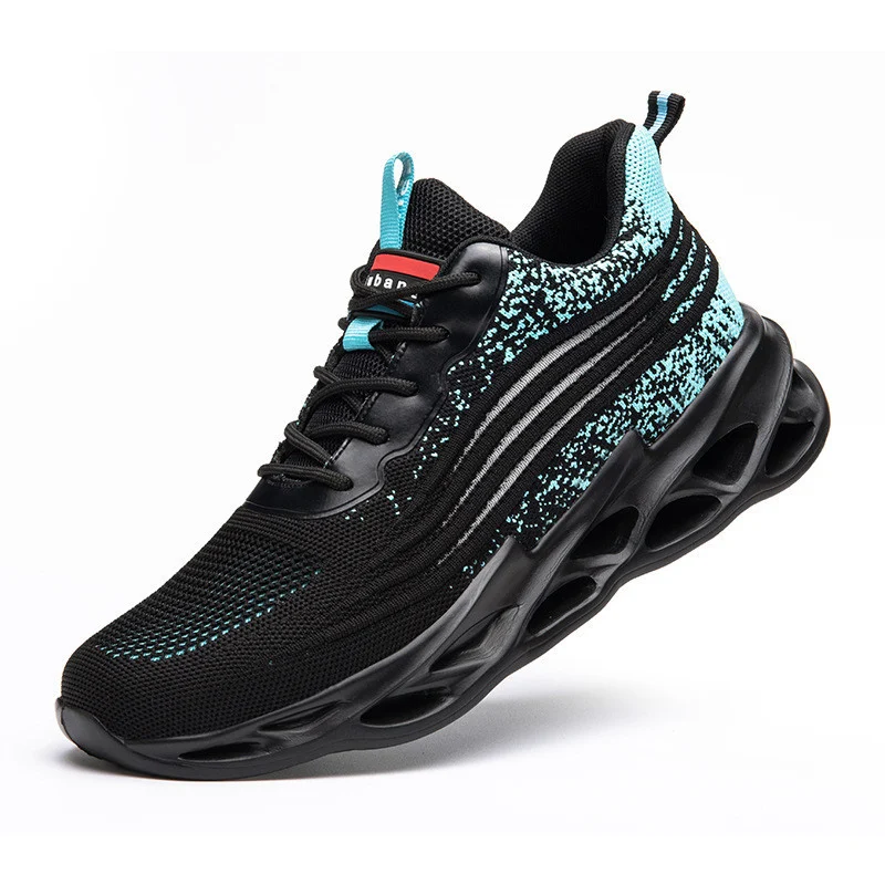 Men Work Safety Shoes Anti-Puncture Working Sneakers - Image 3