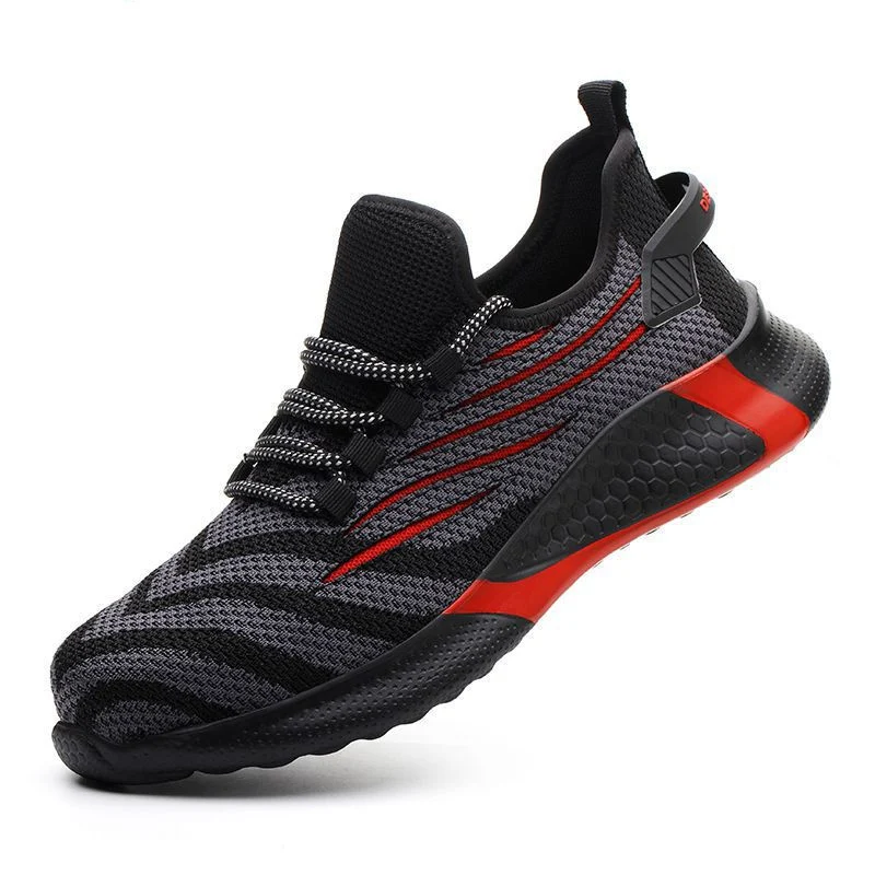 Men Work Safety Shoes Anti-Puncture Working Sneakers - Image 7