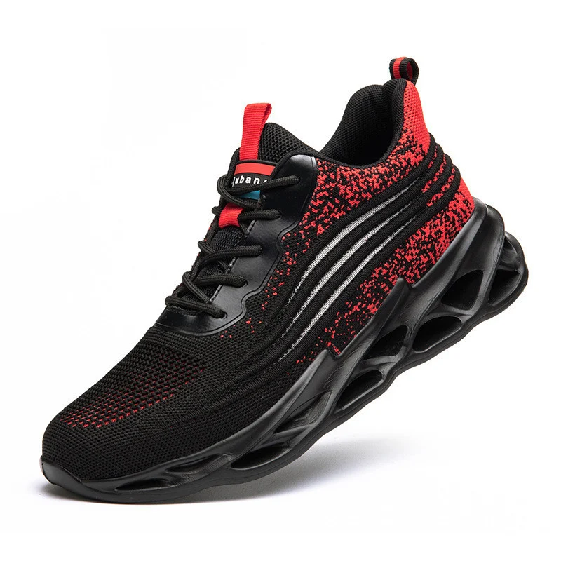 Men Work Safety Shoes Anti-Puncture Working Sneakers