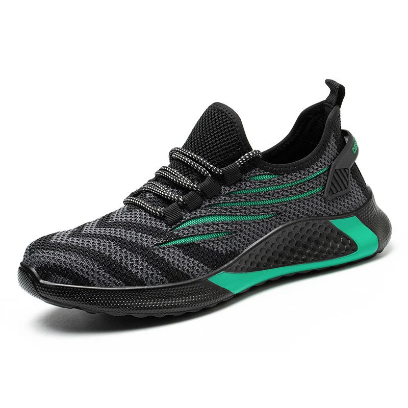 Men Work Safety Shoes Anti-Puncture Working Sneakers - Image 5