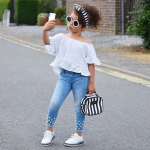Shirt Shorts Girls Girl Kids Clothes for Baby Set