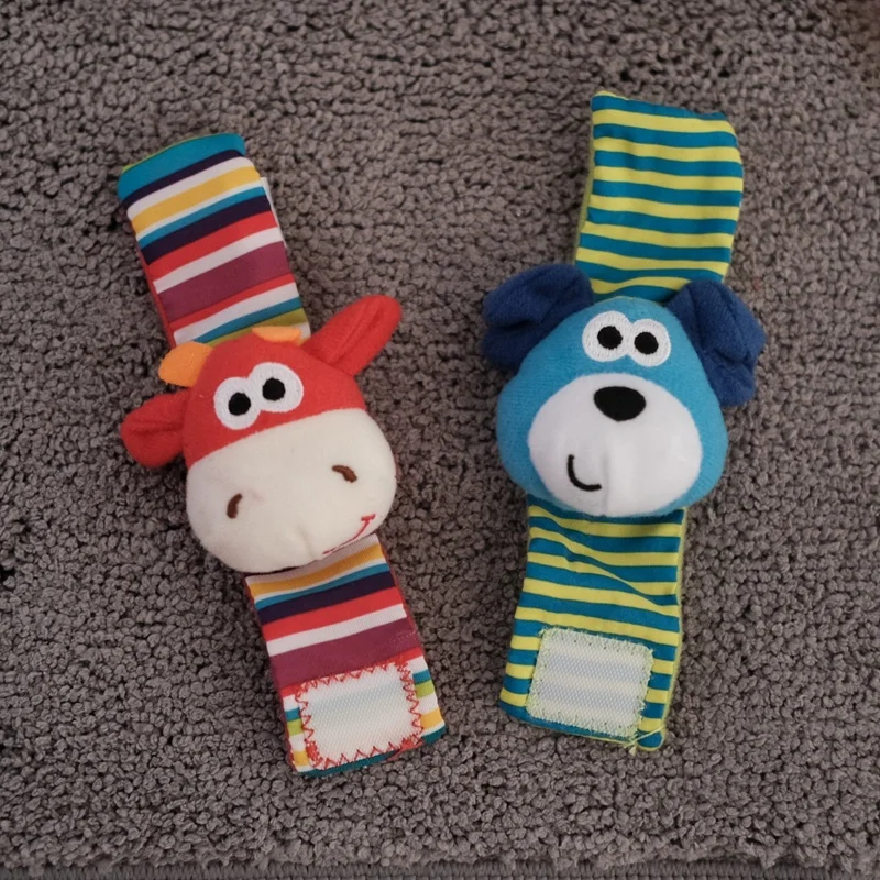 0-12 Months Soft Animal Rattle Infant Newborn Plush - Image 8
