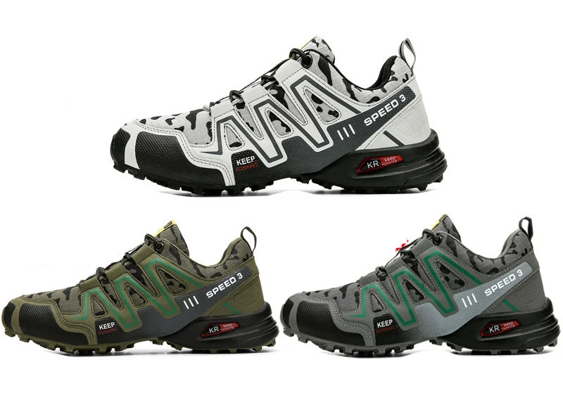 Men Hiking Shoes Climbing Male Sports Shoes Work Safety - Image 2