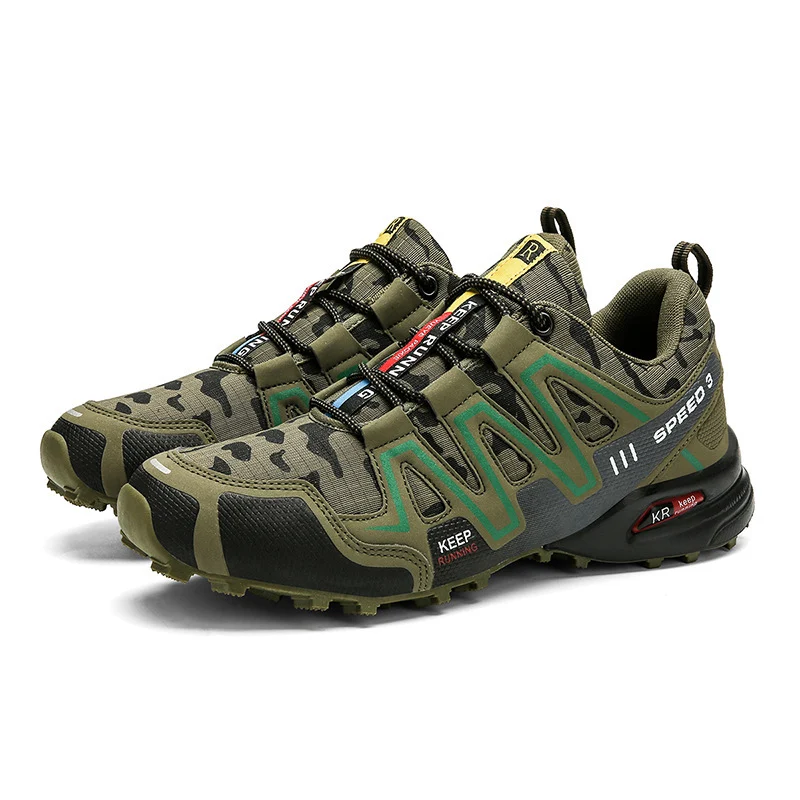 Men Hiking Shoes Climbing Male Sports Shoes Work Safety - Image 3
