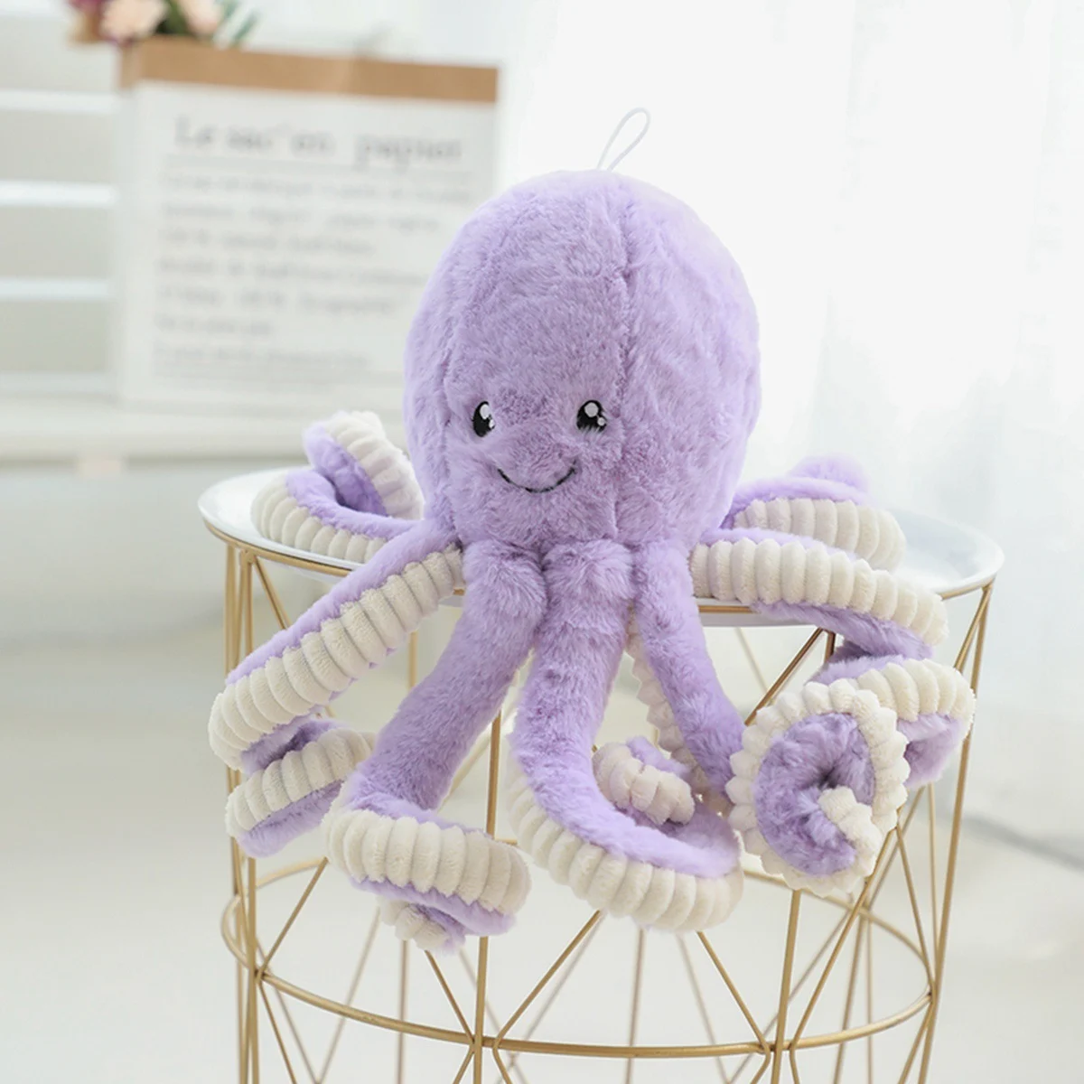 Lovely Simulation Octopus Pendant Plush Stuffed Toy - Image 5