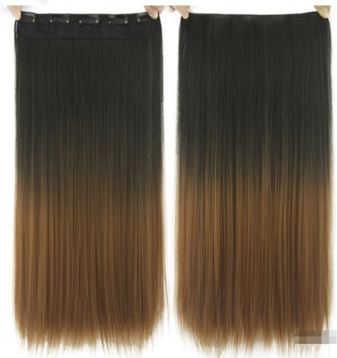 Dyed Gradual Straight Hair Clip Clip - Image 3