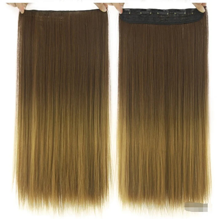 Dyed Gradual Straight Hair Clip Clip - Image 5