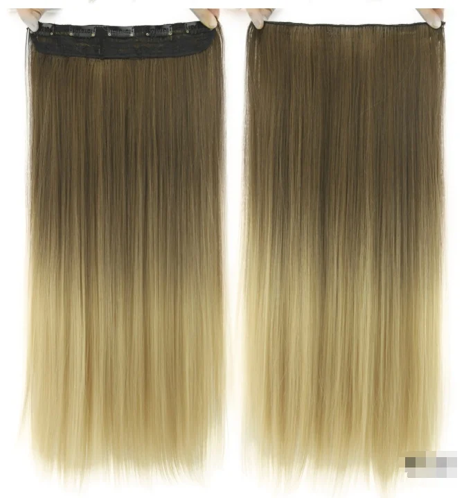 Dyed Gradual Straight Hair Clip Clip - Image 6