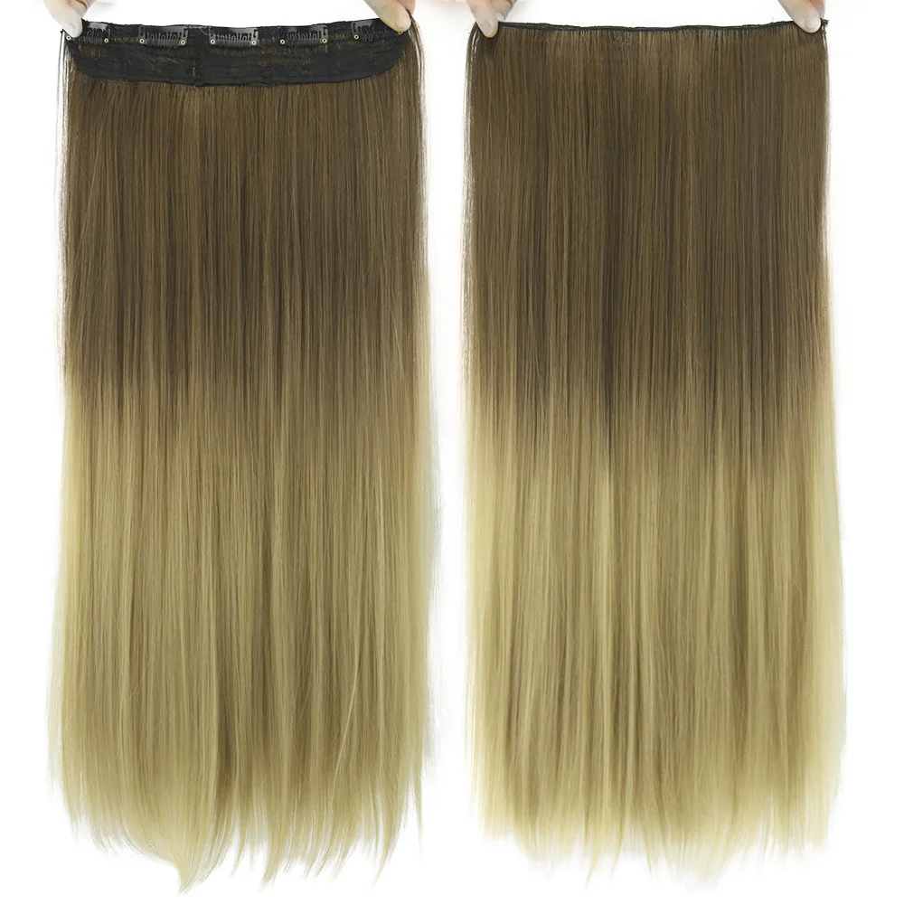 Dyed Gradual Straight Hair Clip Clip - Image 7