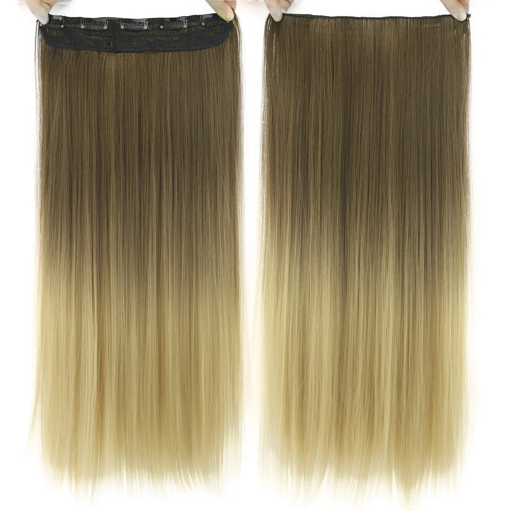 Dyed Gradual Straight Hair Clip Clip - Image 10