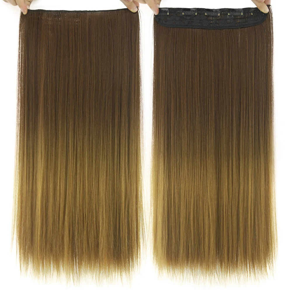 Dyed Gradual Straight Hair Clip Clip - Image 8