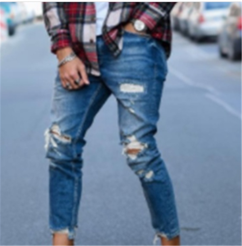 Hole Men''s Jeans - Image 2