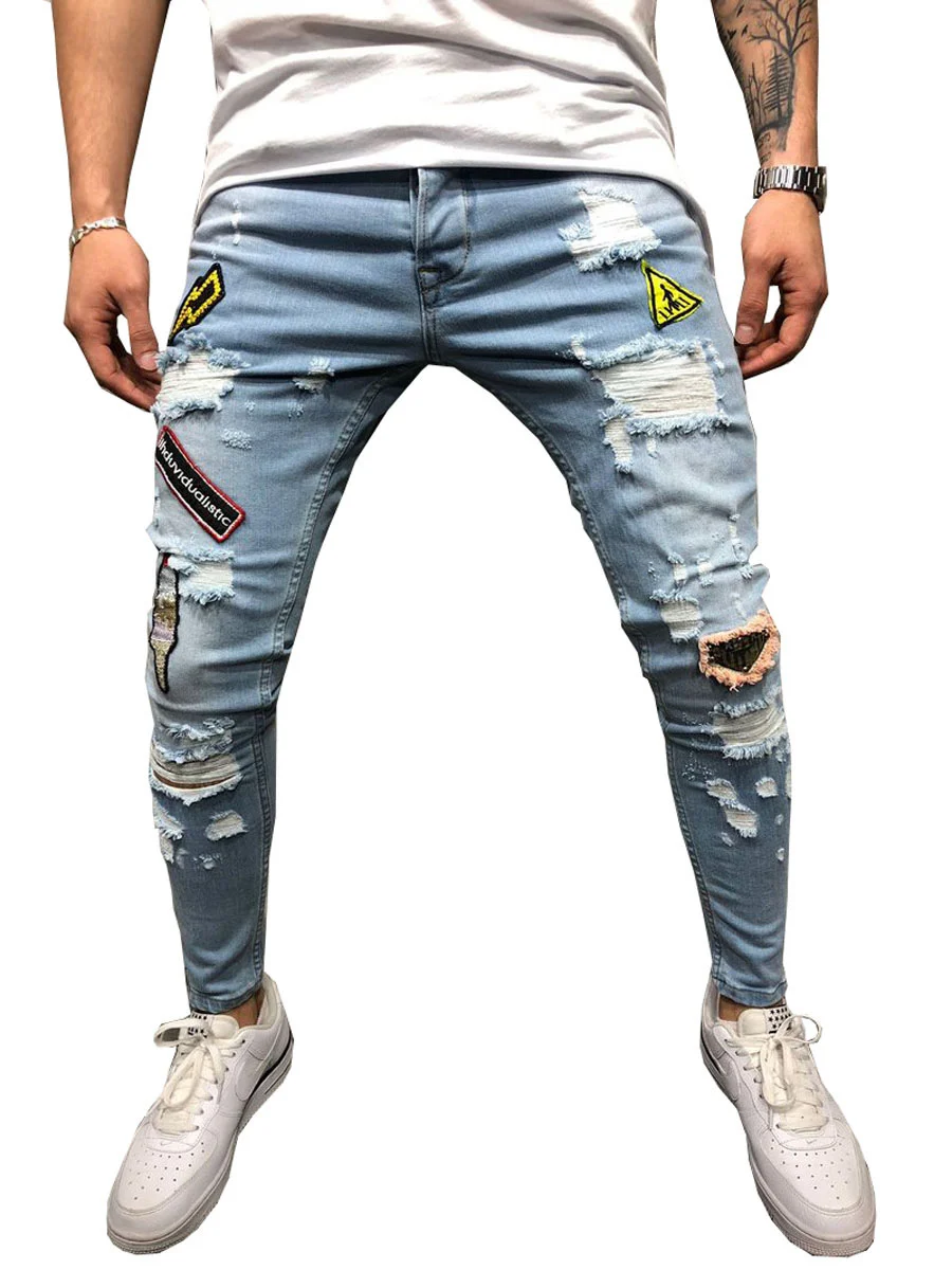 Casual jeans men fashion - Image 2