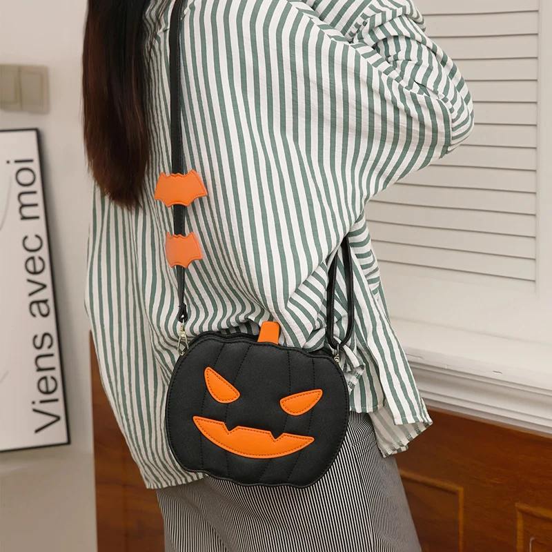 Halloween Bags Funny Pumpkin Cartoon Shoulder Crossbody - Image 6