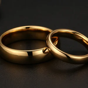 Meaeguet Vintage Tungsten Carbide Wedding Rings for