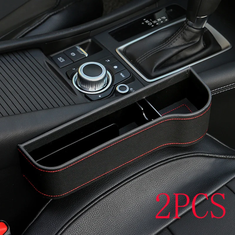 PU Car Organizer Seat Gap Storage Box Car Seat Side - Image 9