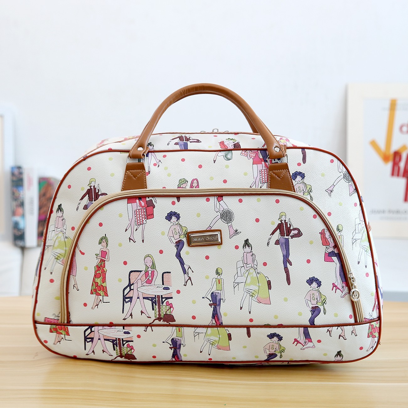 Hand Travel Bag Duffel Bag PU Gift Bag - Image 5