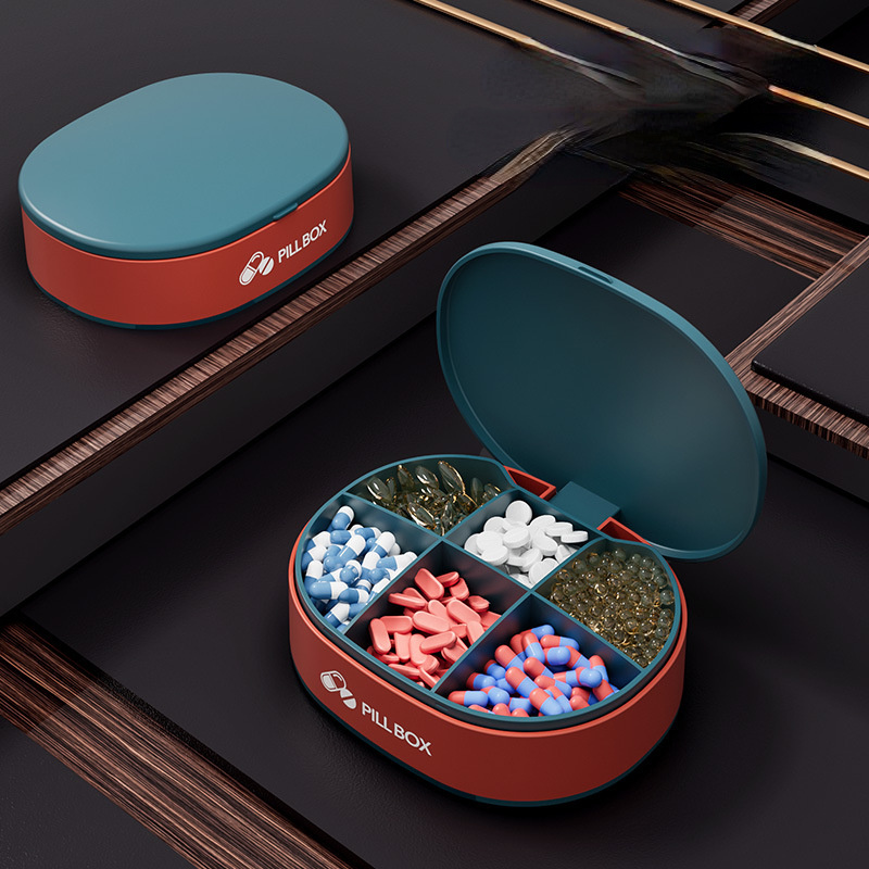 Pill Case Portable Small Weekly Travel Pill Organizer - Image 3