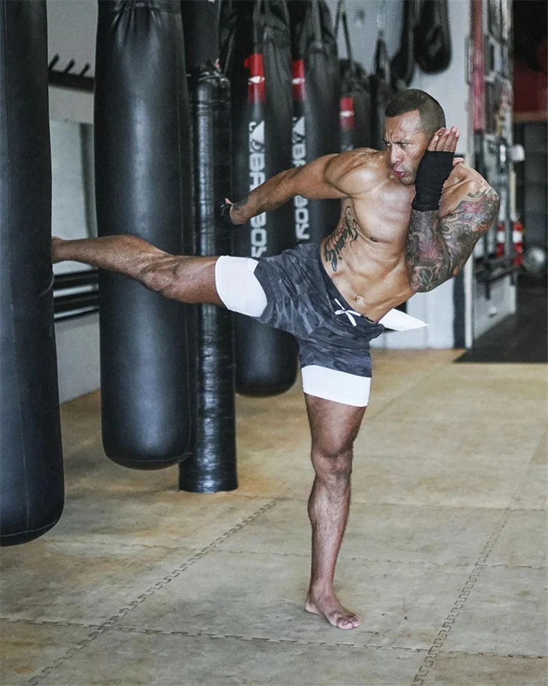 Summer Running Shorts Men 2 in 1 Sports Shorts - Image 6