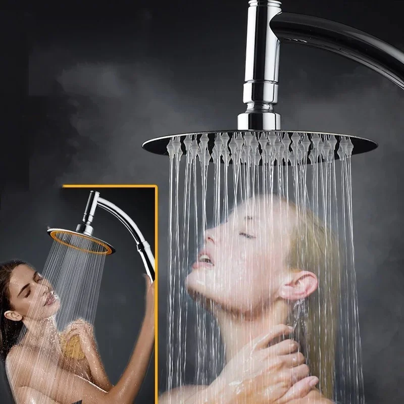 High-Pressure Shower Head Multiple Spray Settings Easy