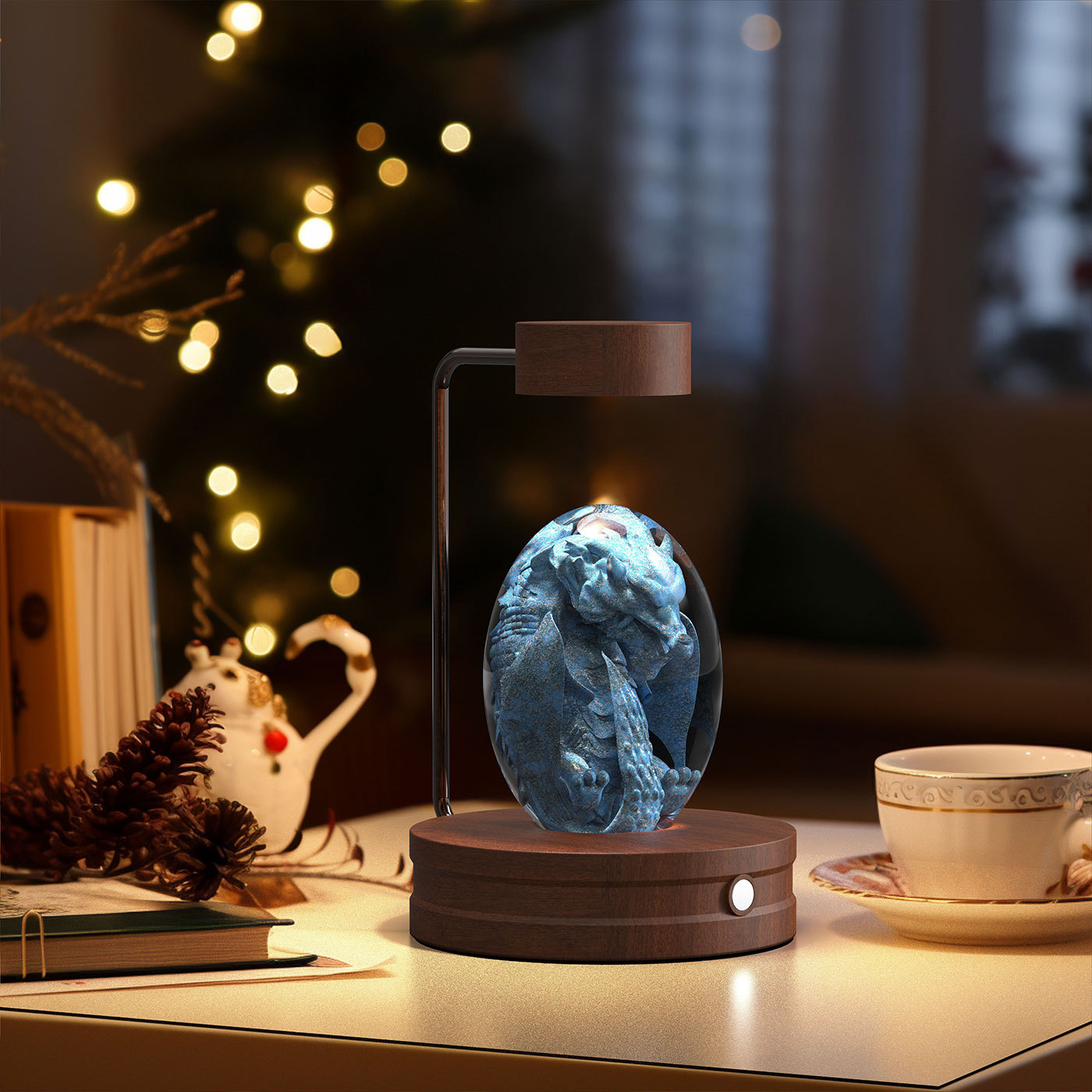 Crystal Ball Cosmic Dinosaur Indoor Night Light USB - Image 8