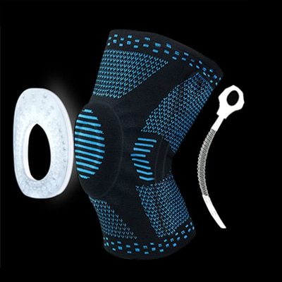 Knee Patella Protector Brace Silicone Spring Knee Pad - Image 6