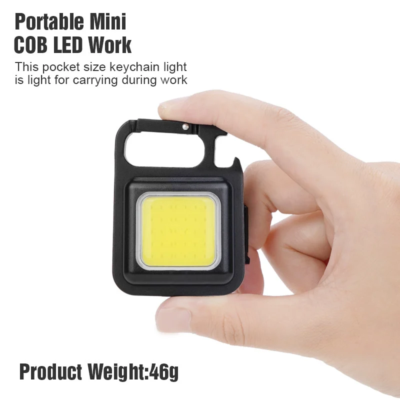 Outdoor USB Mini Alloy Keychain Light Home Emergency - Image 6