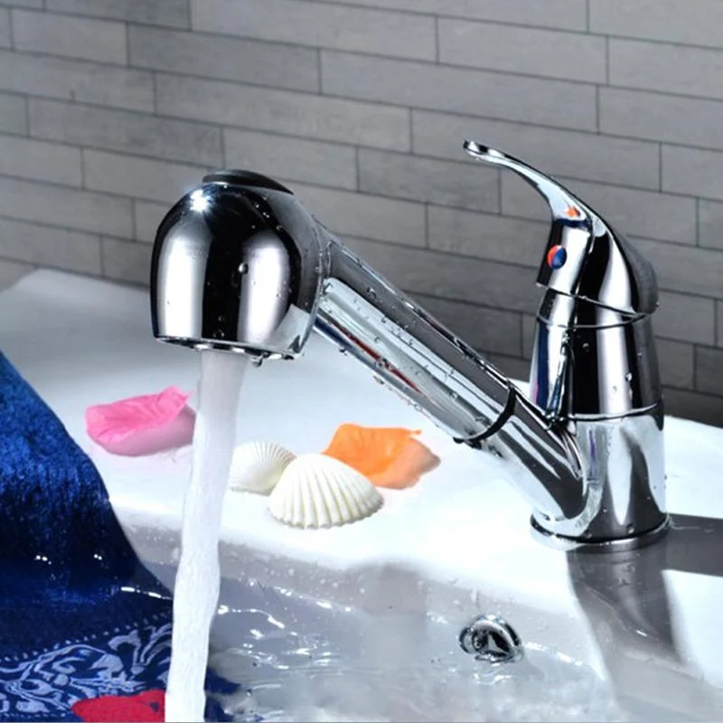 Chrome Kitchen Tap Spare Faucet Pull Out Spray Shower - Image 2