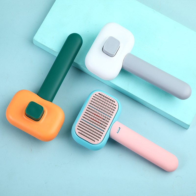 Pet Cat Dog Hair Brush Hair Massage Comb Open-Knot - Image 2