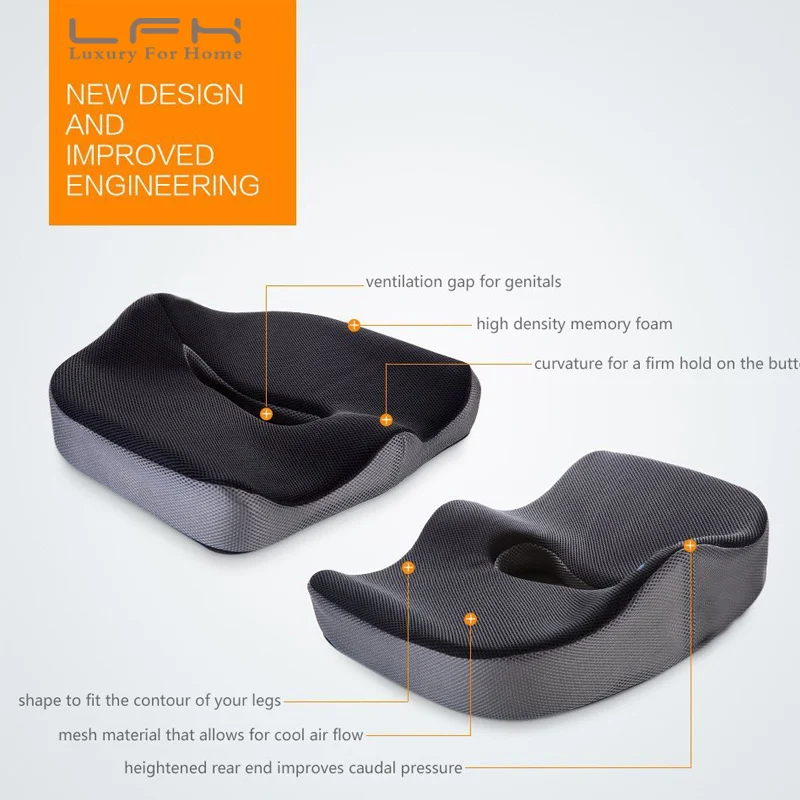 Coccyx Orthopedic Comfortable Memory Foam Chair Car - Image 5