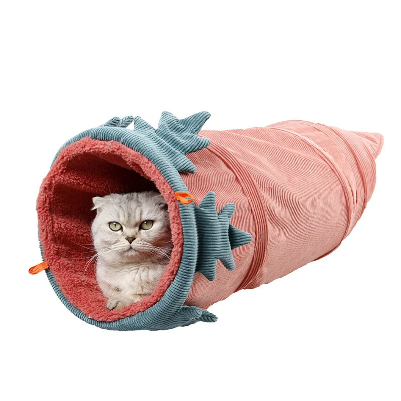 Creative Fruit Funny Pet Cat Tunnel Toys Puppy Ferrets - Image 3