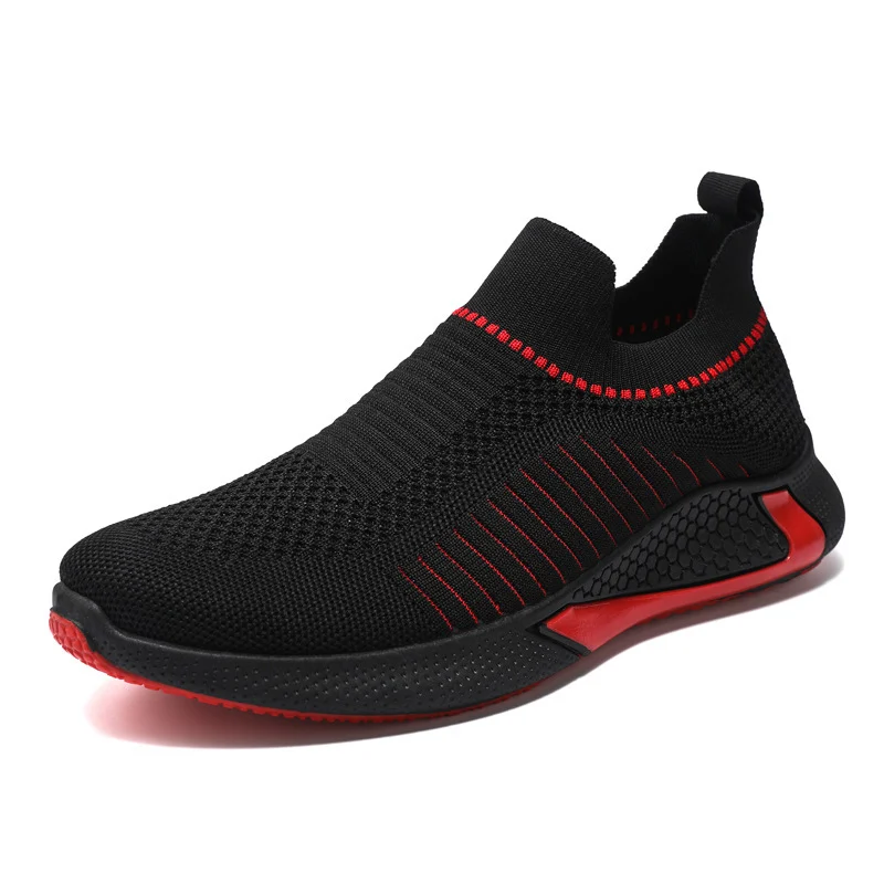 Fashion Mesh Sock Shoes with Striped Design Men Outdoor - Image 9