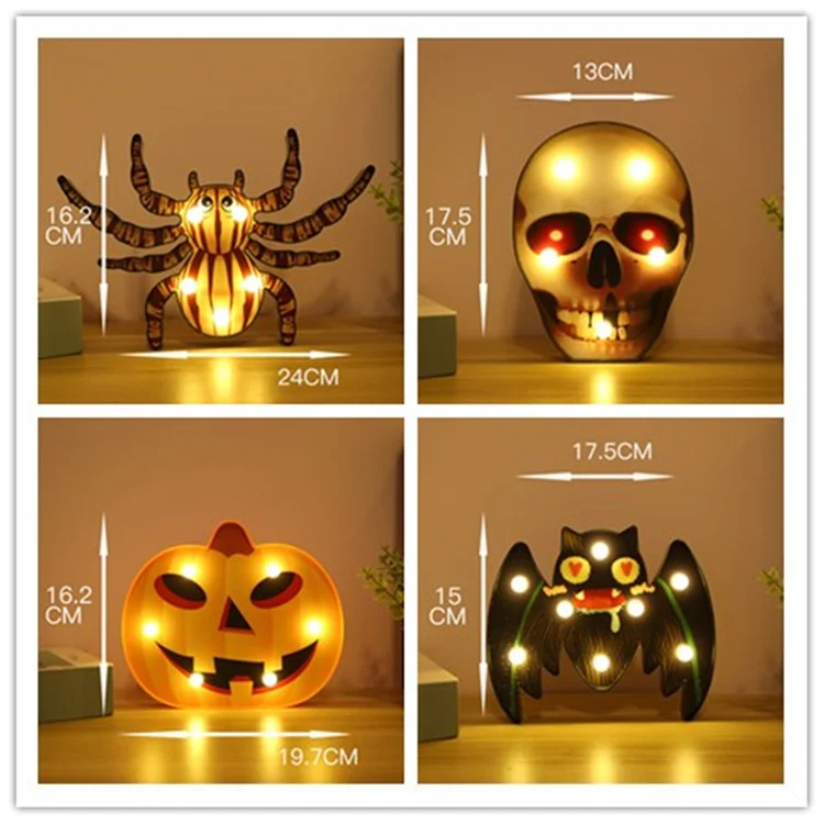 Halloween Lights Decoration LED Light Pumpkin Spider - Image 2