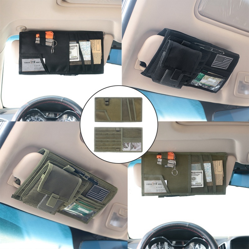 Vehicle Visor Panel Truck Car Sun Visor Organizer CD - Image 5