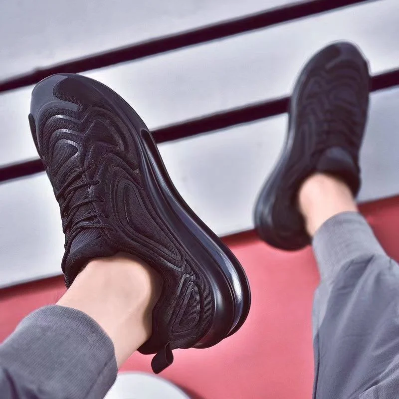Casual Air Cushion Black Shoes Men Outdoor Breathable - Image 4