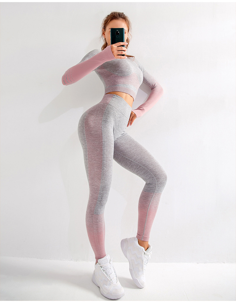 LANTECH Women Yoga Sets Gym Fitness Athletic 2 Pcs - Image 10