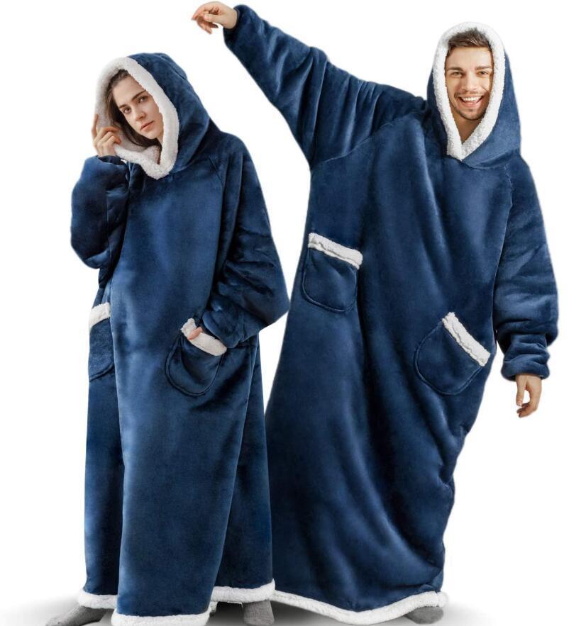 Winter TV Hoodie Blanket Winter Warm Home Clothes Women - Image 8