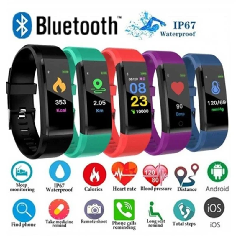 Screen Smart Wristband Heart Rate Monitor Fitness - Image 4