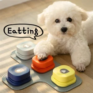 4 Colors Pet Communication Button One-click Prevent