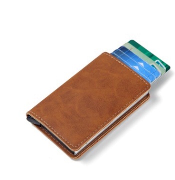 PU Automatic Card Card Holder RFID Multi-function Card - Image 6