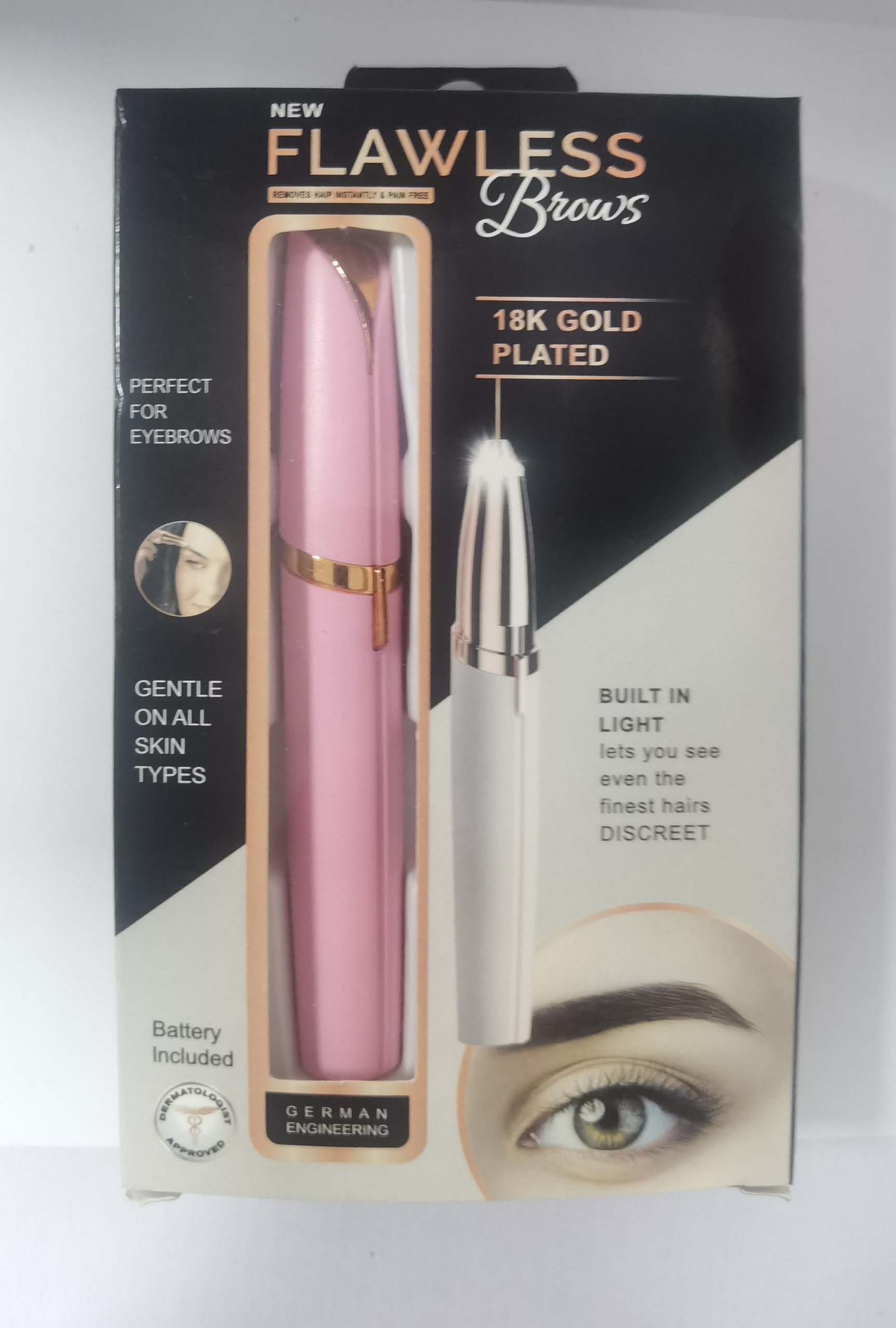 Mini Electric Eyebrow Trimmer Lipstick Brows Pen Hair - Image 3