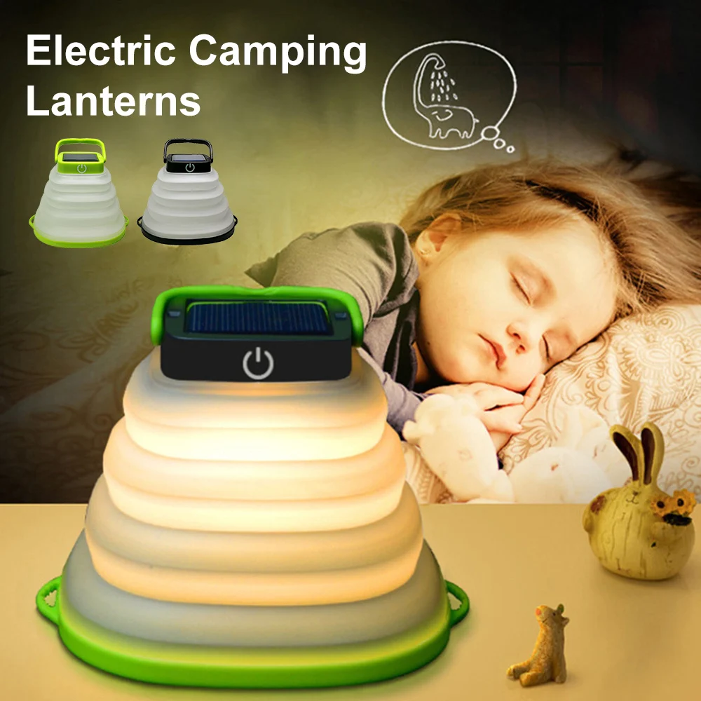 Collapsible Camping Light IP68 Waterproof Solar - Image 2