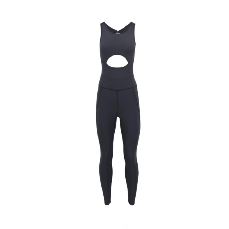 Seamless One-piece Sets Women Sleeveless Gym Clothing - Image 3