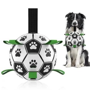 Interactive Dog Football Toy Soccer Ball Inflated
