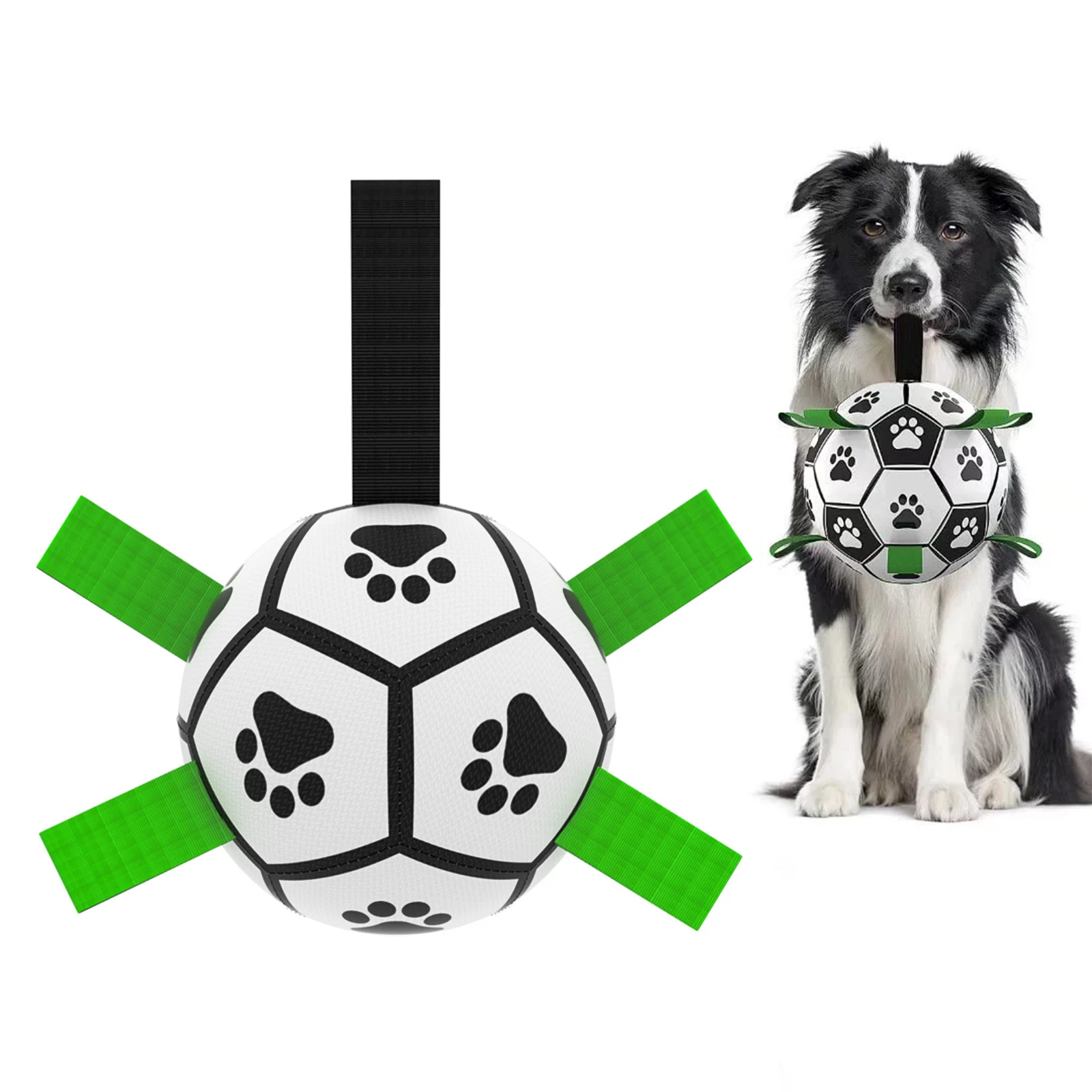 Interactive Dog Football Toy Soccer Ball Inflated - Image 7