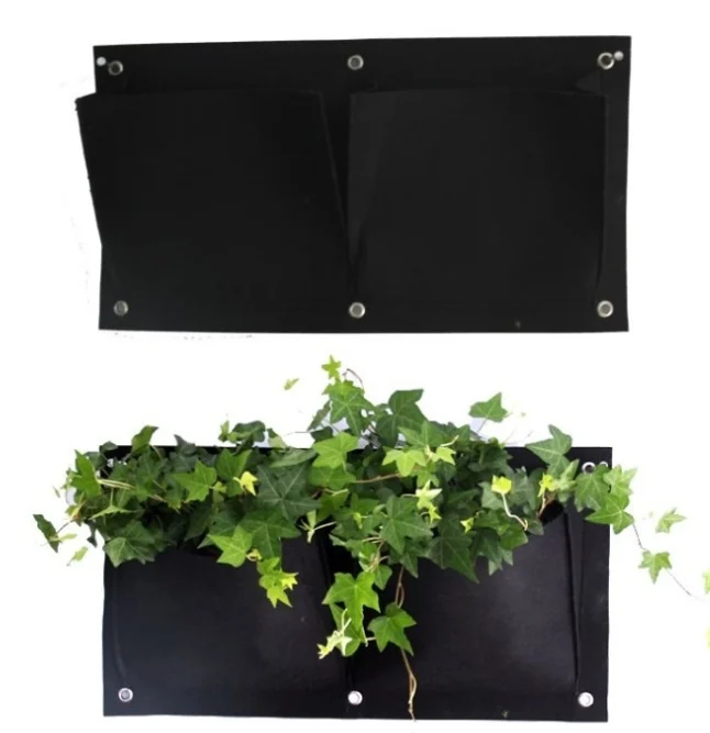 Wall Garden Hanging Planting Bags Vertical Outdoor - Image 3