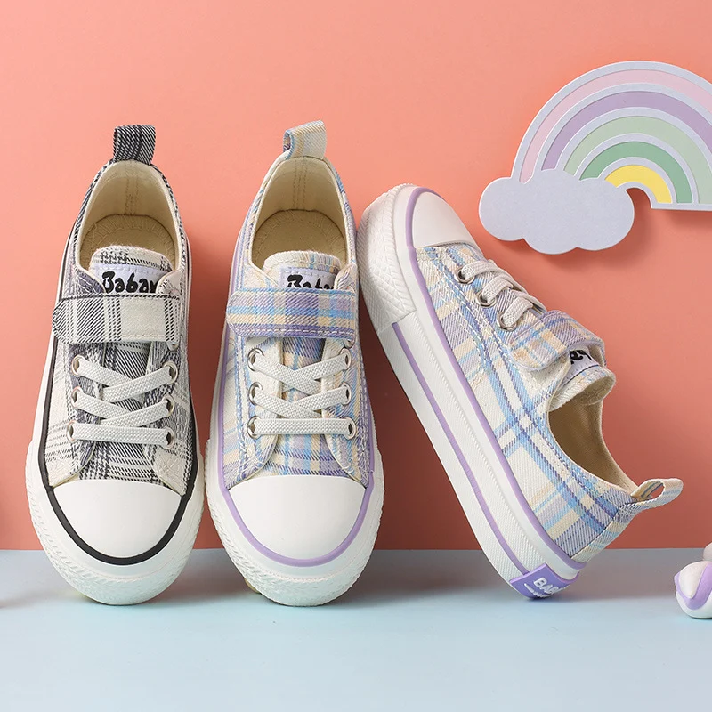 Barba Duck Children Girls Casual Striped Sneakers - Image 2