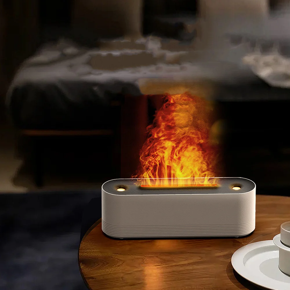 Flame Air Humidifier Ultrasonic 7 Colors Aroma Diffuser - Image 10