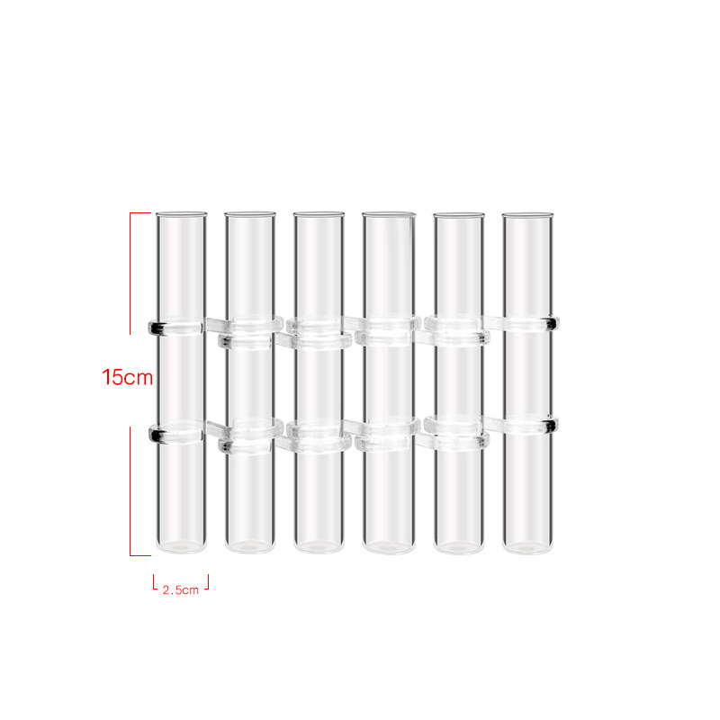 Test Tube Clear Glass Vase for Plant Bottle Flower Pot - Image 3